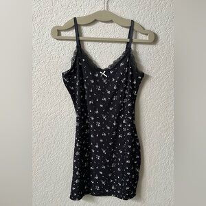 Casual Black Midi Dress